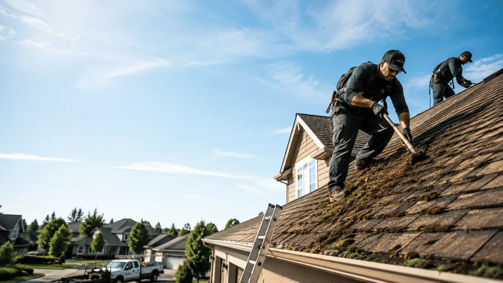 Roof Moss Removal in Newton, IL near me